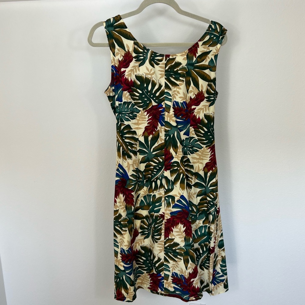 THE HAWAIIAN ORIGINAL Vintage Hilo Hattie Womens Dress Size M Long Botanical USA - Picture 6 of 9
